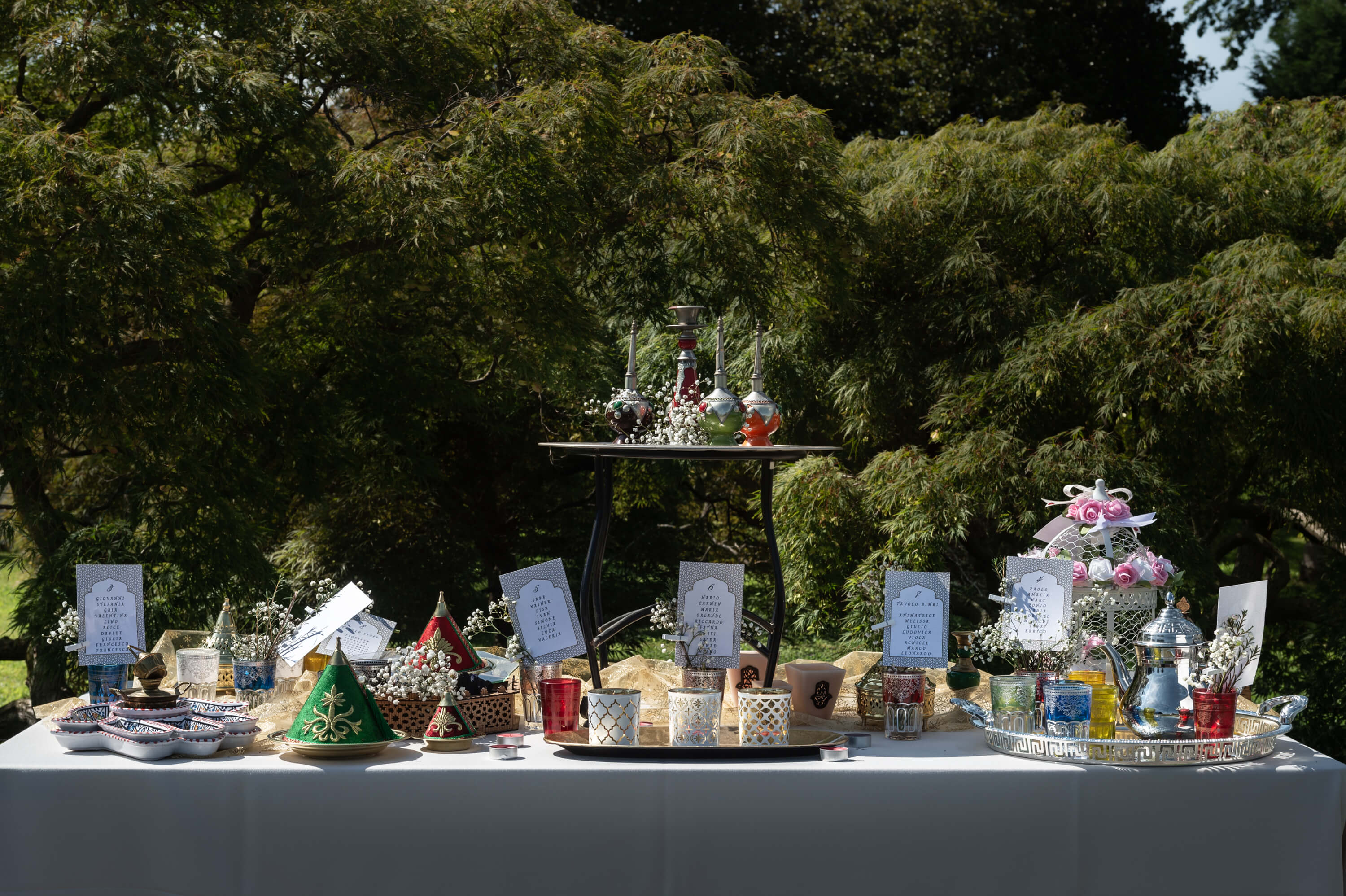 Allestimento location per matrimonio