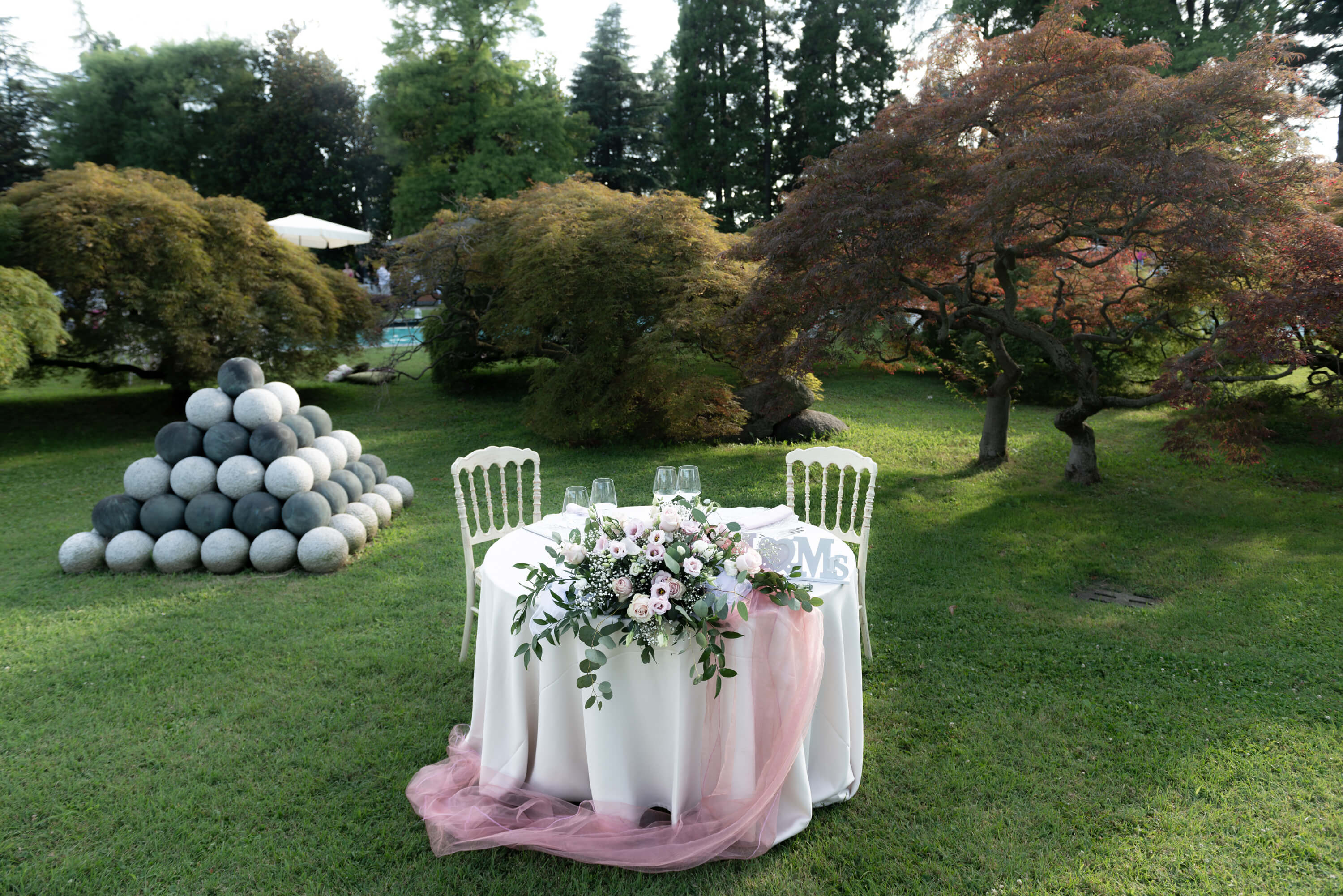 Allestimento location per matrimonio