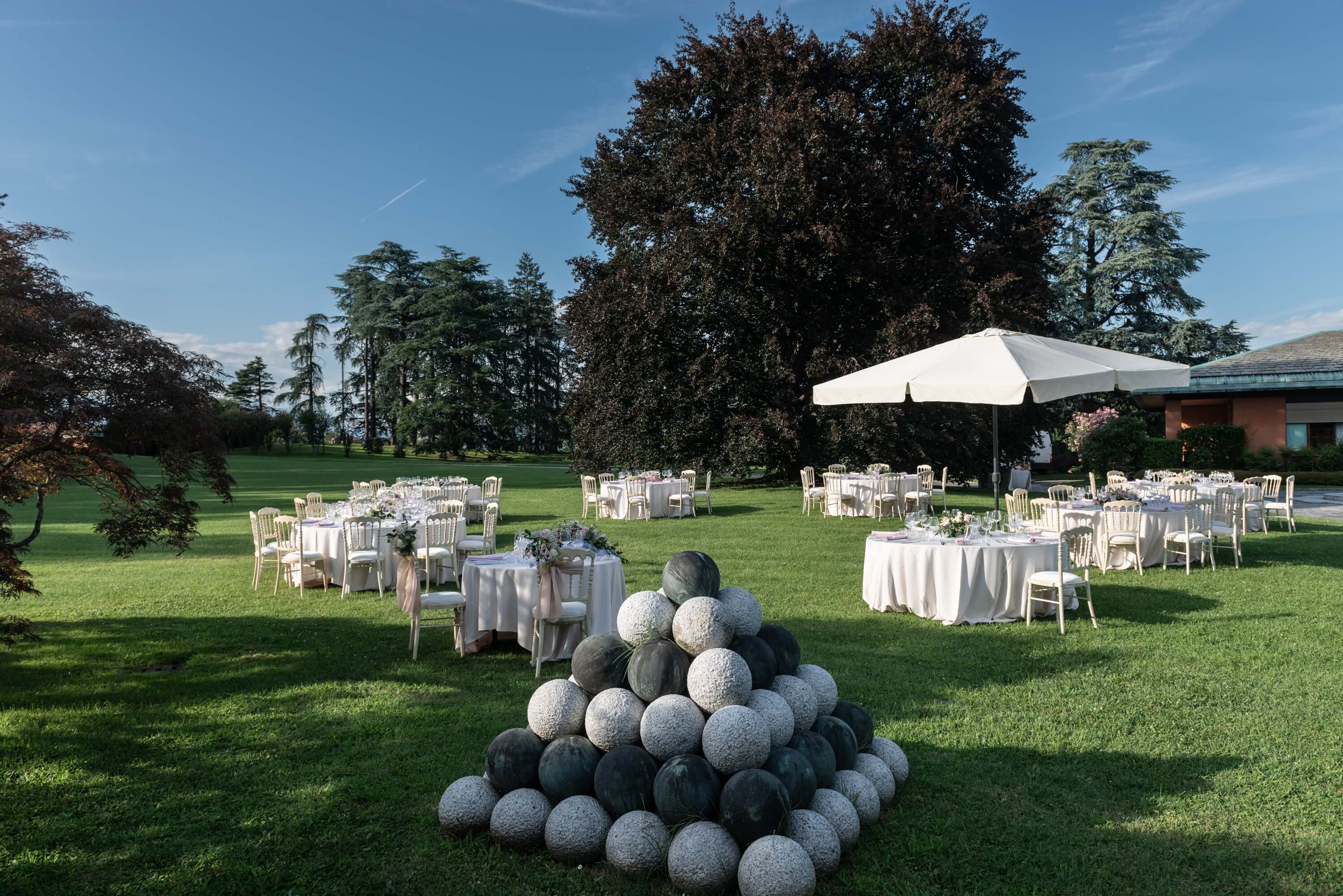 Allestimento location per matrimonio
