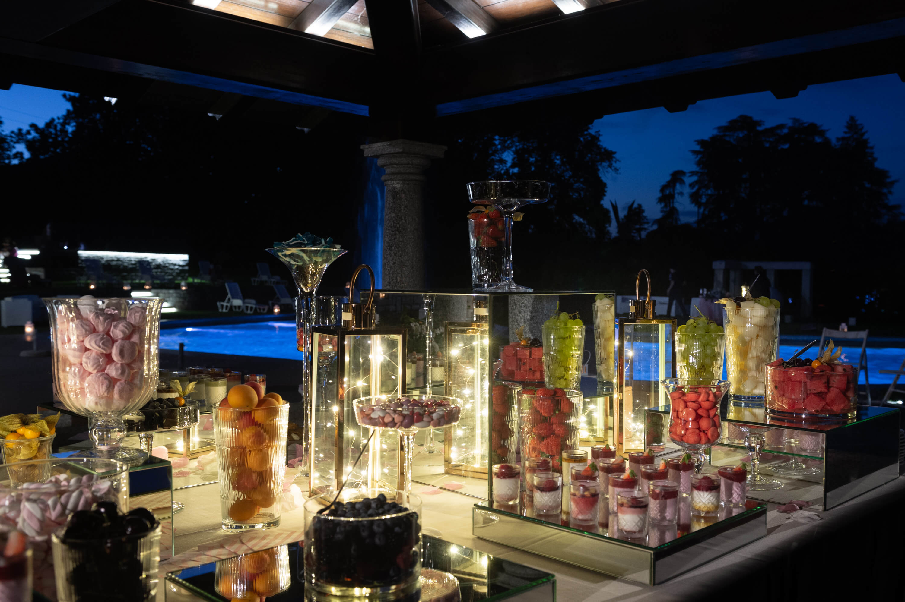 Allestimento location per matrimonio