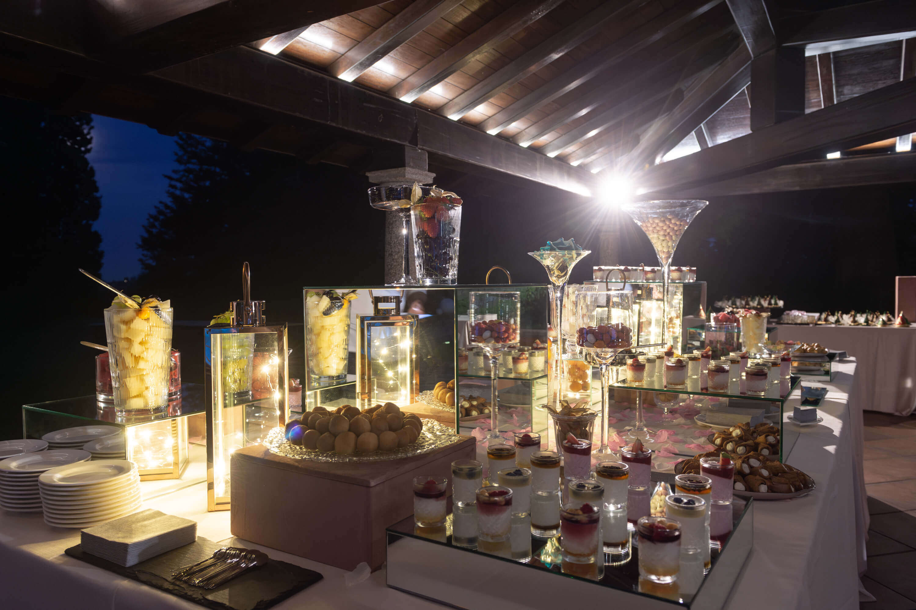 Allestimento location per matrimonio