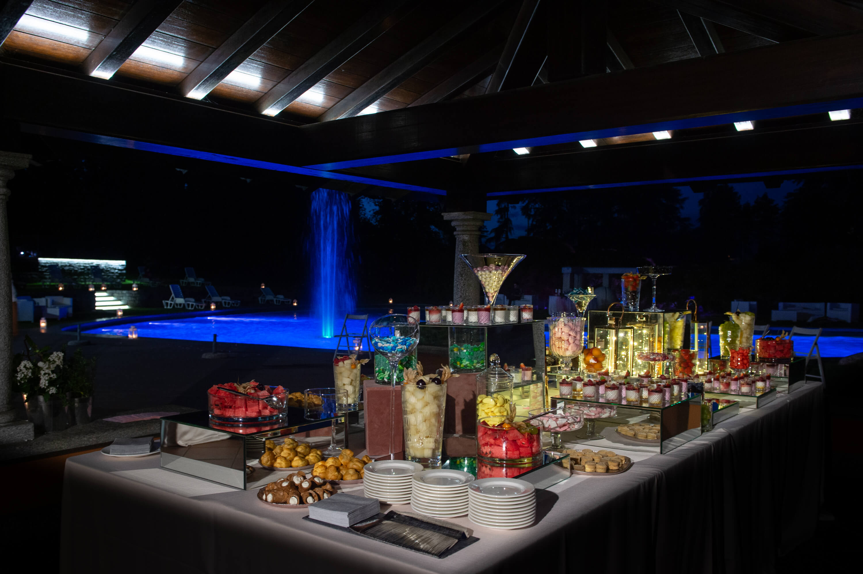 allestimento tavolo evento