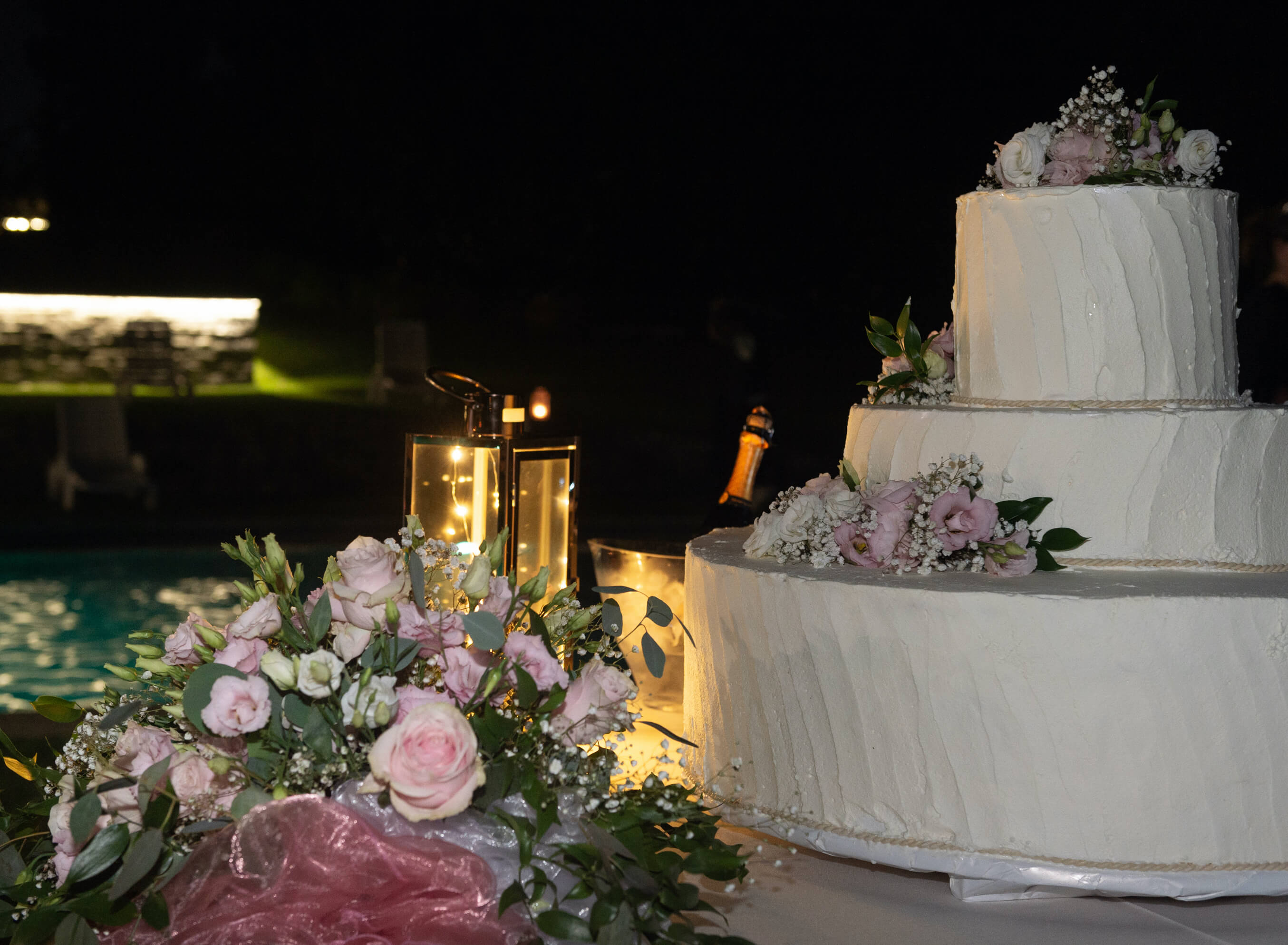 torta e allestimento evento